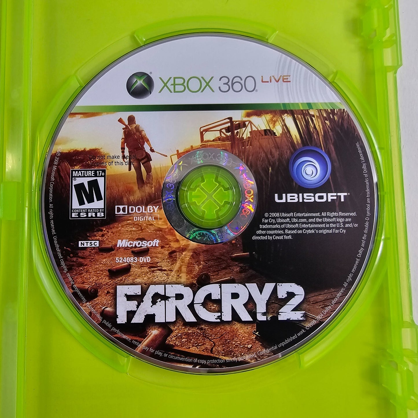 Far Cry 2 (Microsoft Xbox 360, 2008) Game Case Manual Survival Guide - Tested