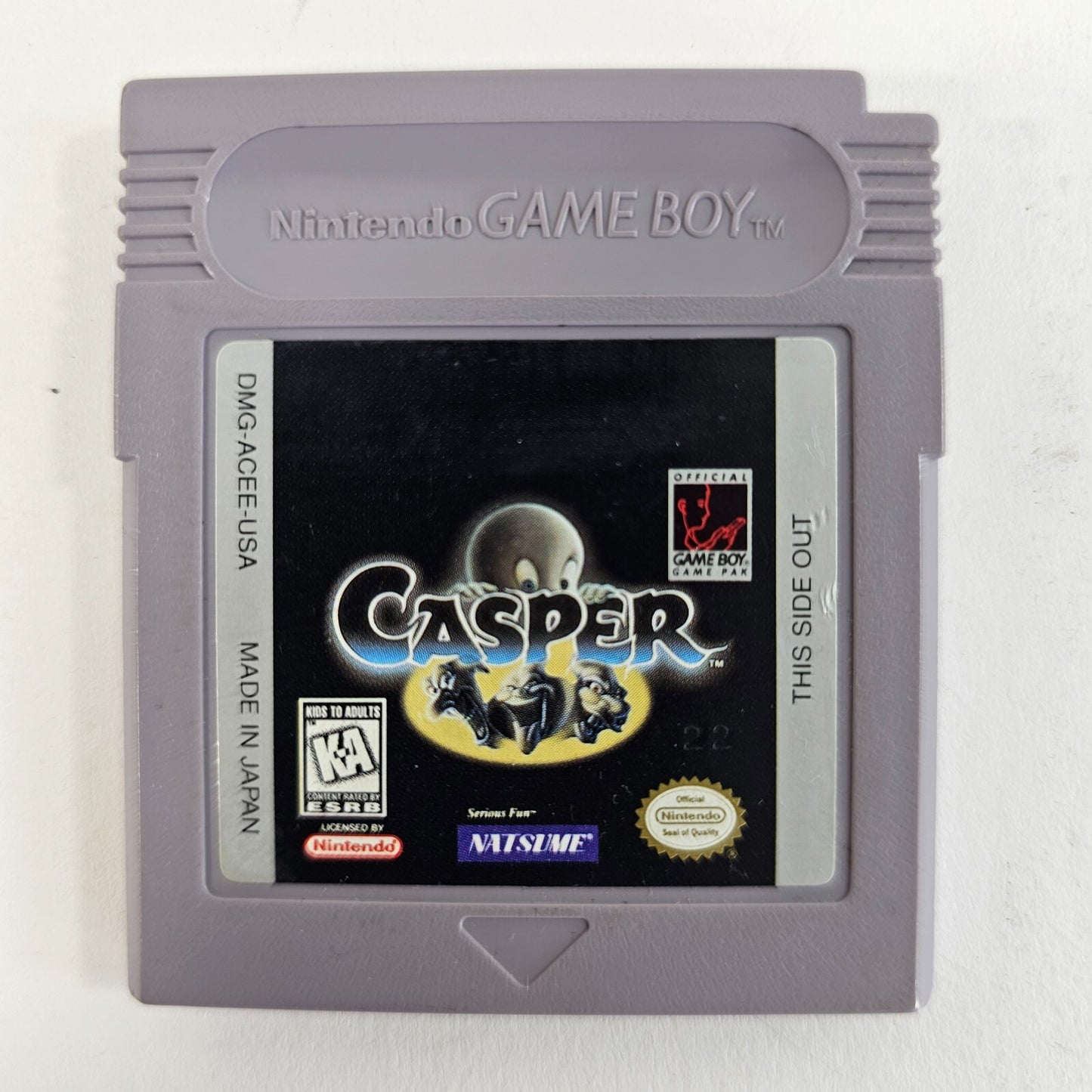 Casper (Nintendo Game Boy, 1996) Game Cartridge Only - Tested