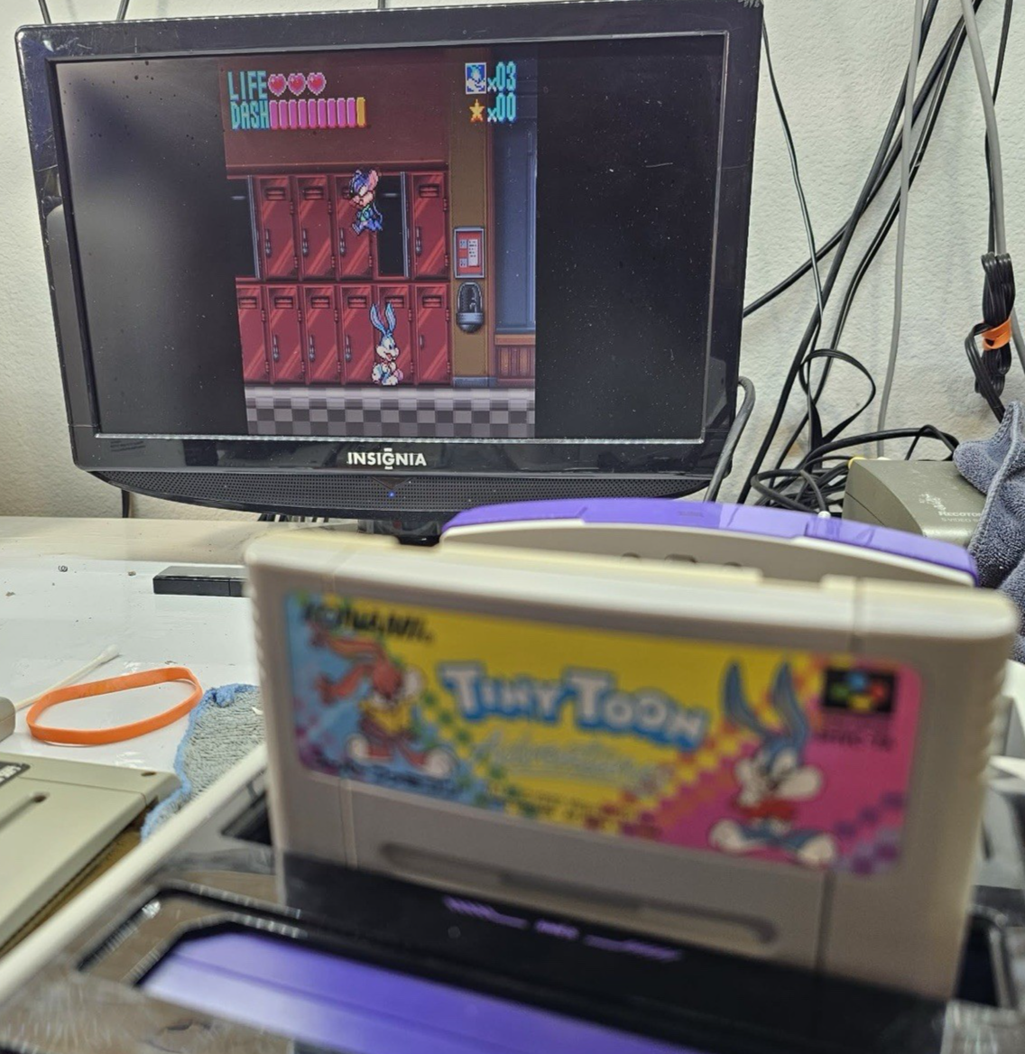 Tiny Toon Adventures (Super Famicom, 1992) Game Cartridge - Tested