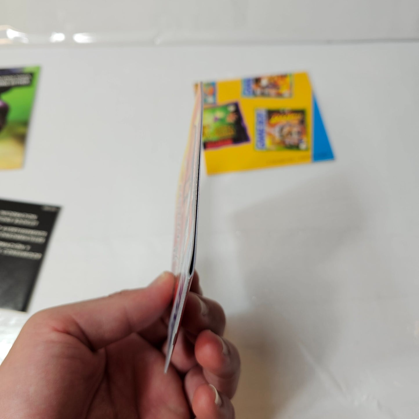 Disney's Aladdin (Nintendo GameBoy, 1994) Game Box Manual Inserts - Tested