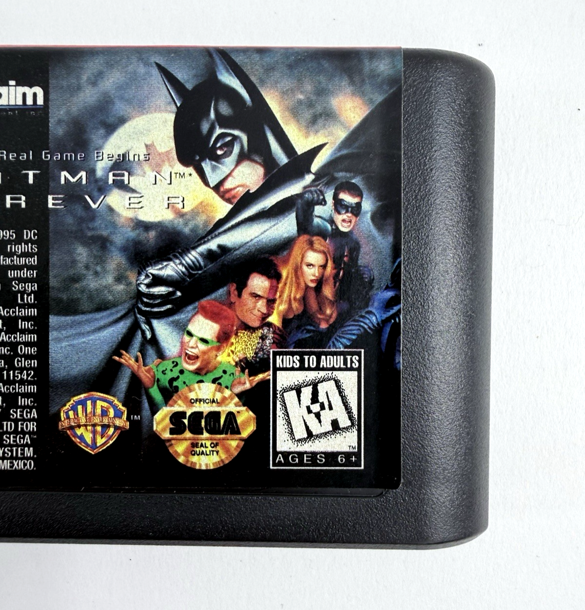 Batman Forever (Sega Genesis, 1995) Game and Case - Tested and Working