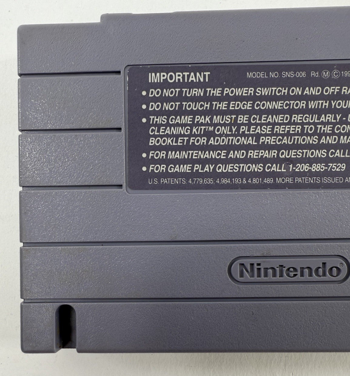 John Madden Football (Super Nintendo, 1991) Game Cartridge - Tested and Working