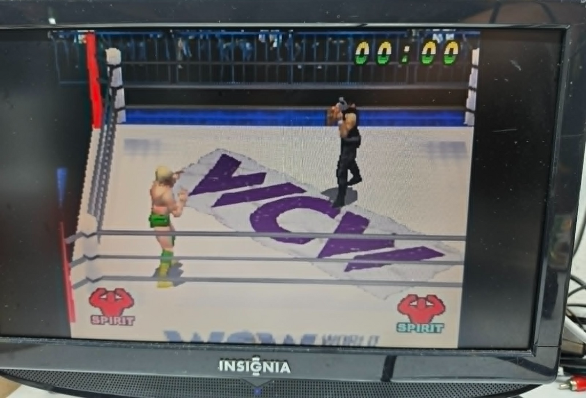 WCW vs. The World (Sony PlayStation 1, 1997) Game and Case - Tested and Working