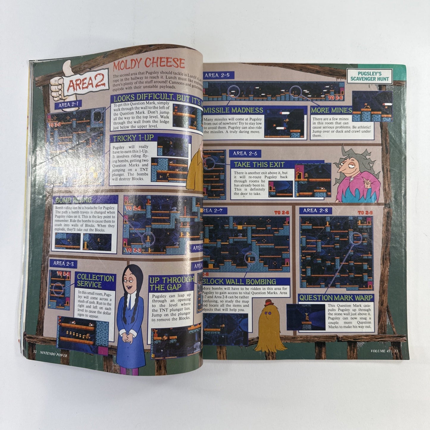 Nintendo Power Magazine - Vol. 45 - Pugsley's Scavenger Hunt