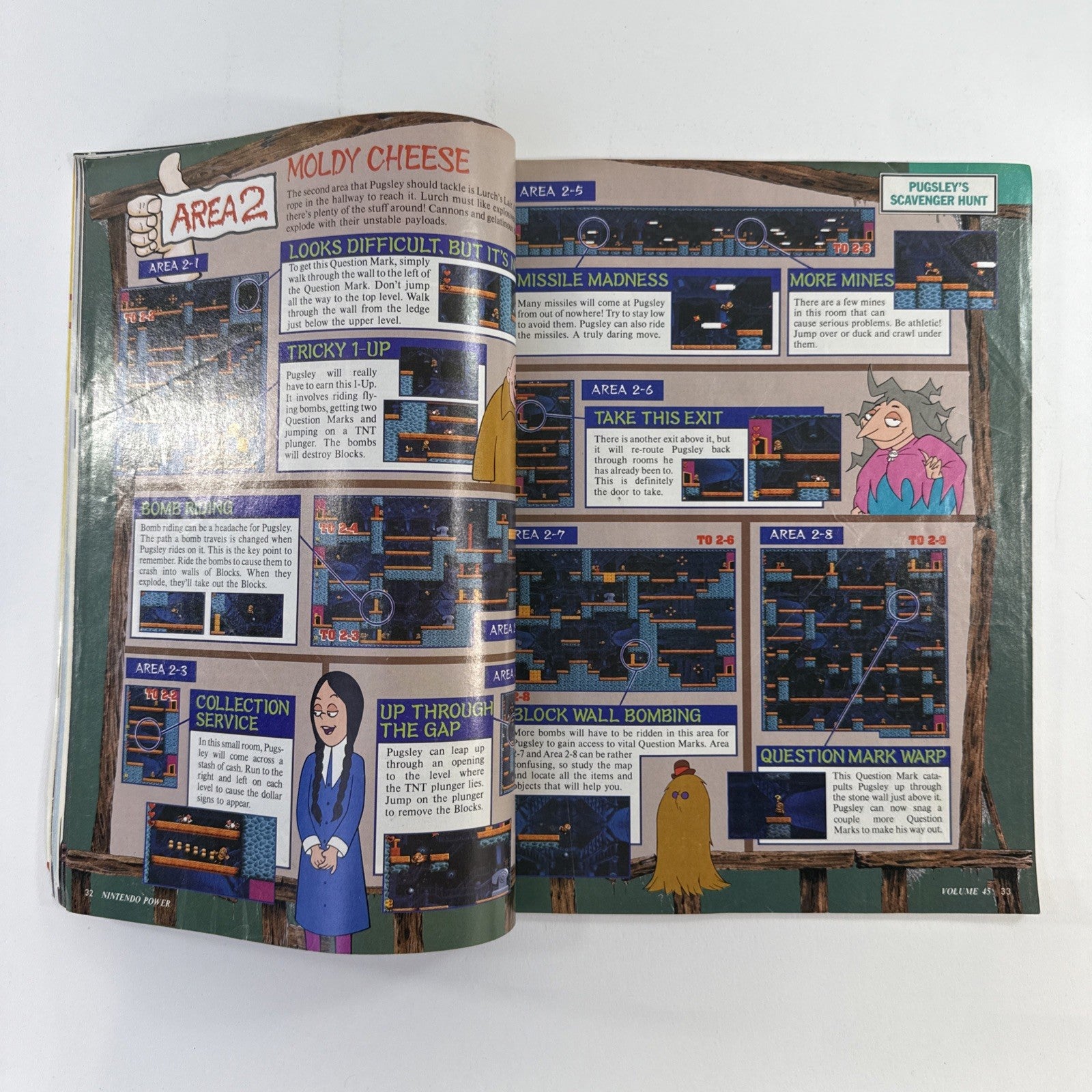 Nintendo Power Magazine - Vol. 45 - Pugsley's Scavenger Hunt