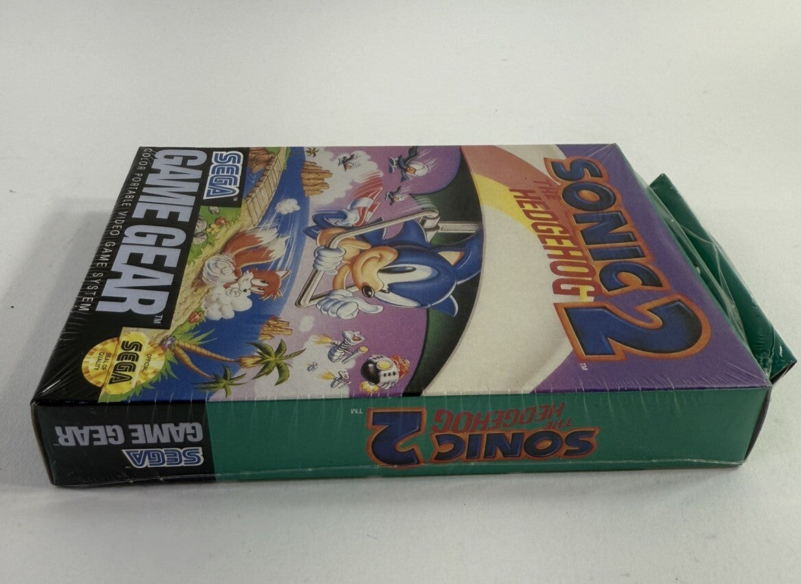 Sonic the Hedgehog 2 (Sega Game Gear, 1992) New, Factory Sealed