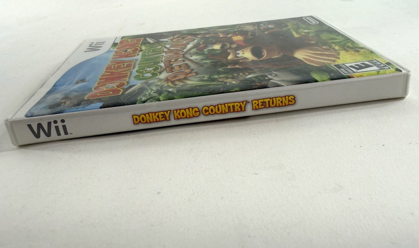 Donkey Kong Country Returns (Nintendo Wii, 2010) Game, Case, Manual - Tested