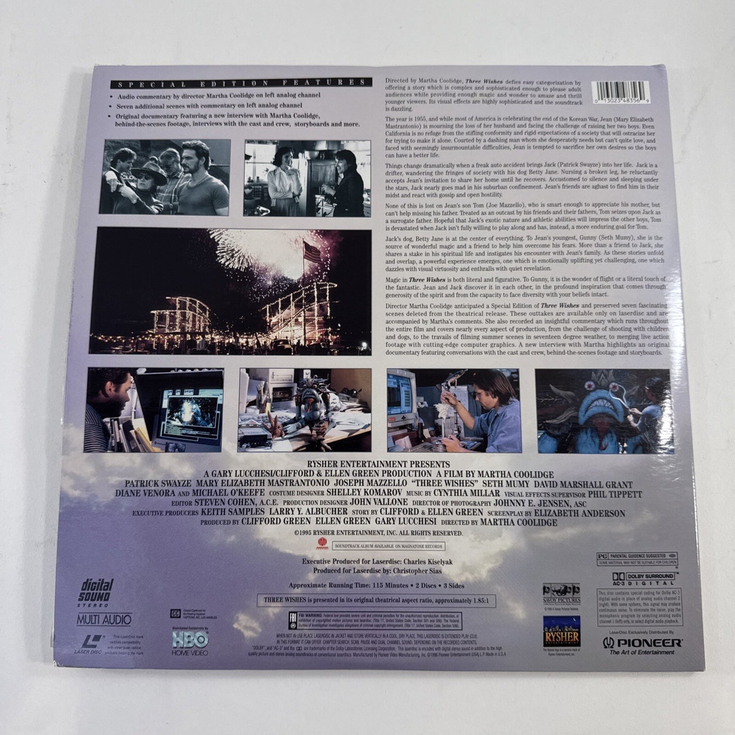 Boys on the Side (Laserdisc Bundle) Three Wishes, The Piano - Tested