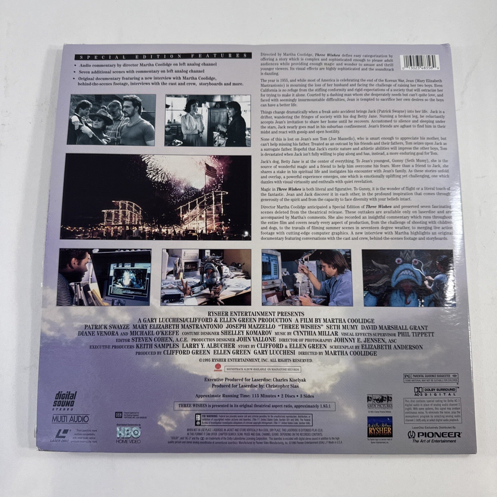 Boys on the Side (Laserdisc Bundle) Three Wishes, The Piano - Tested