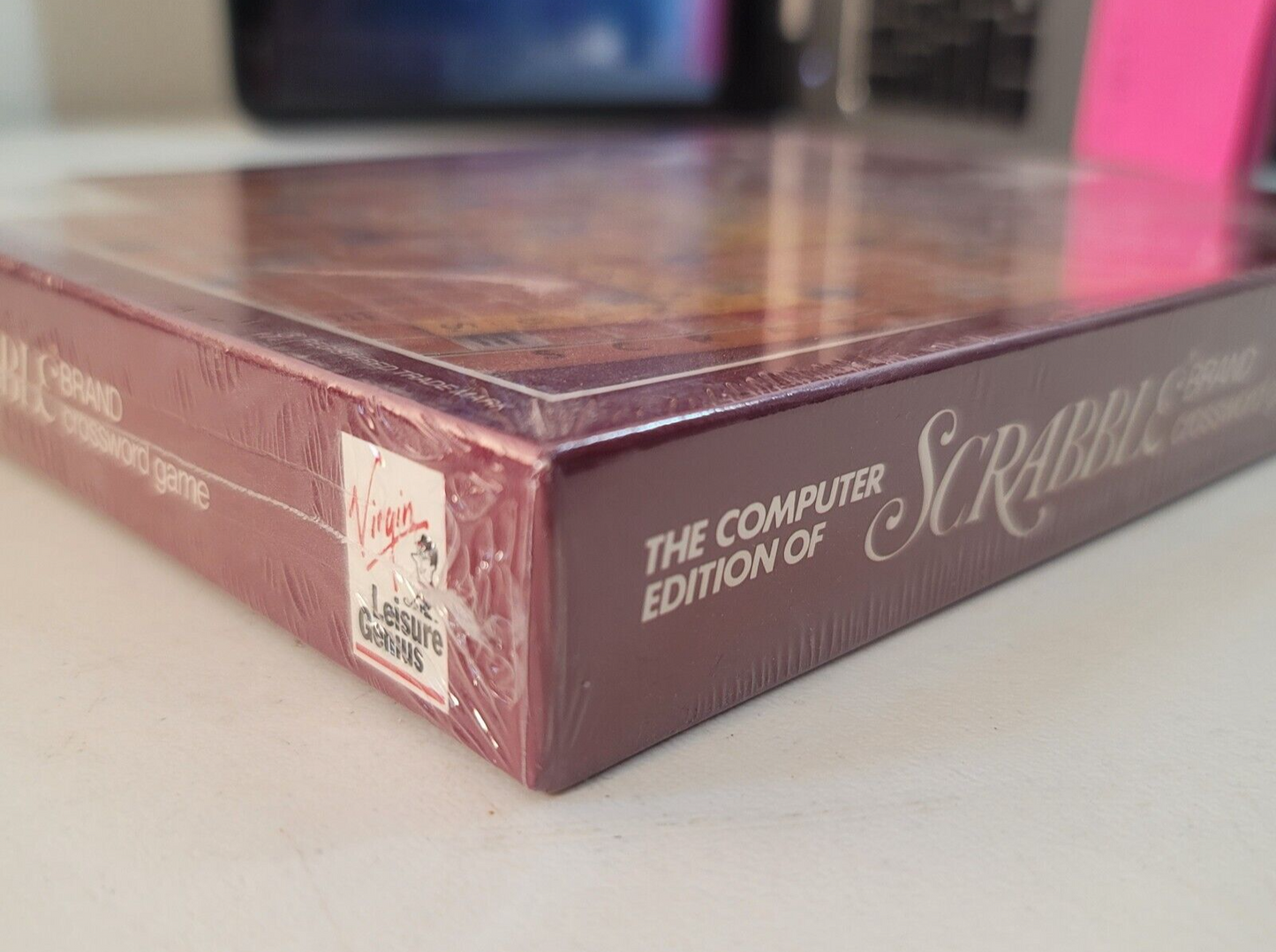 Virgin 1989 Scrabble Crossword Game IBM PC 5 1/4” Floppy disk - New