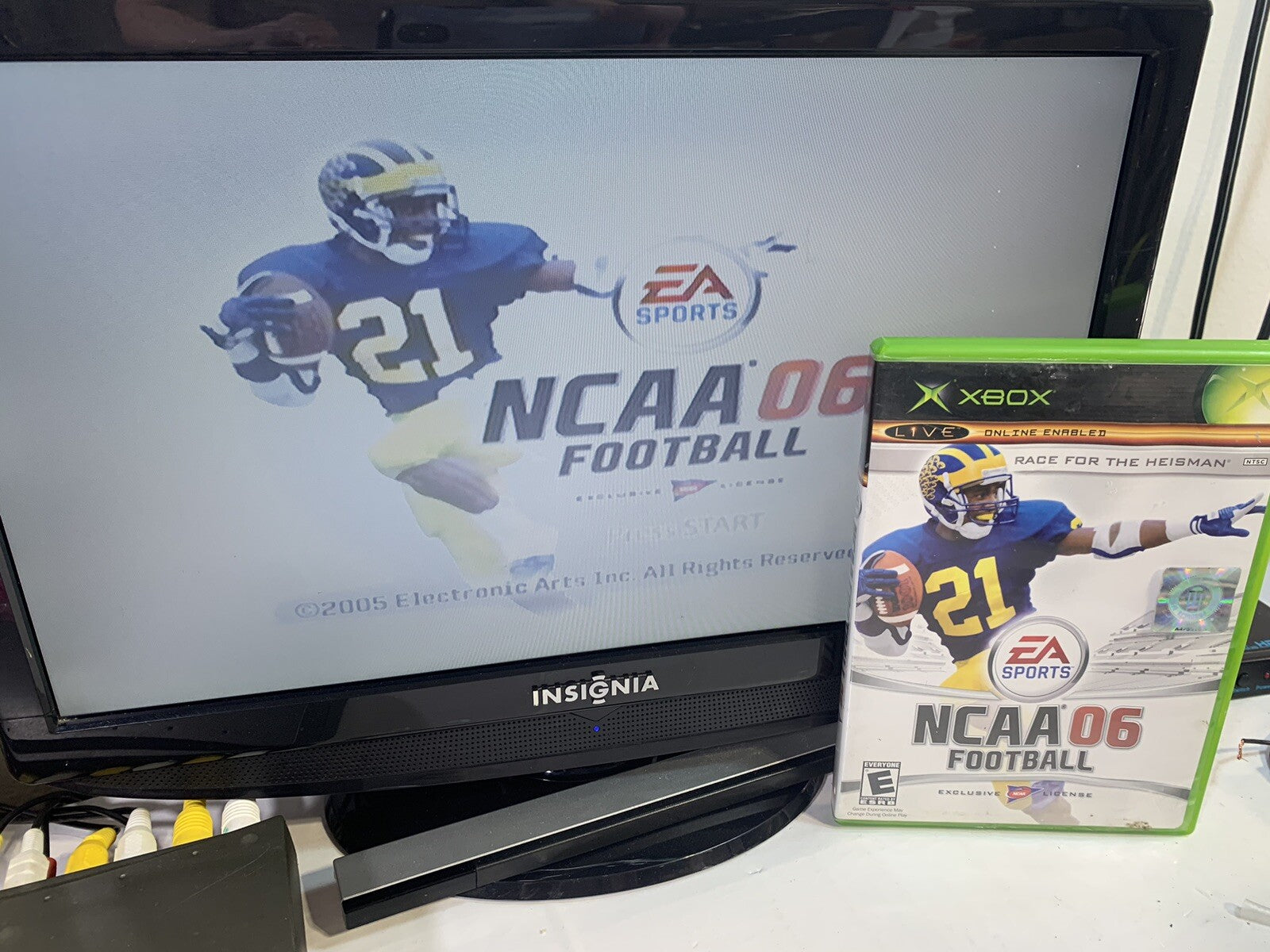 NCAA Football 06 (Microsoft Xbox, 2005) Game Case Manual - Tested