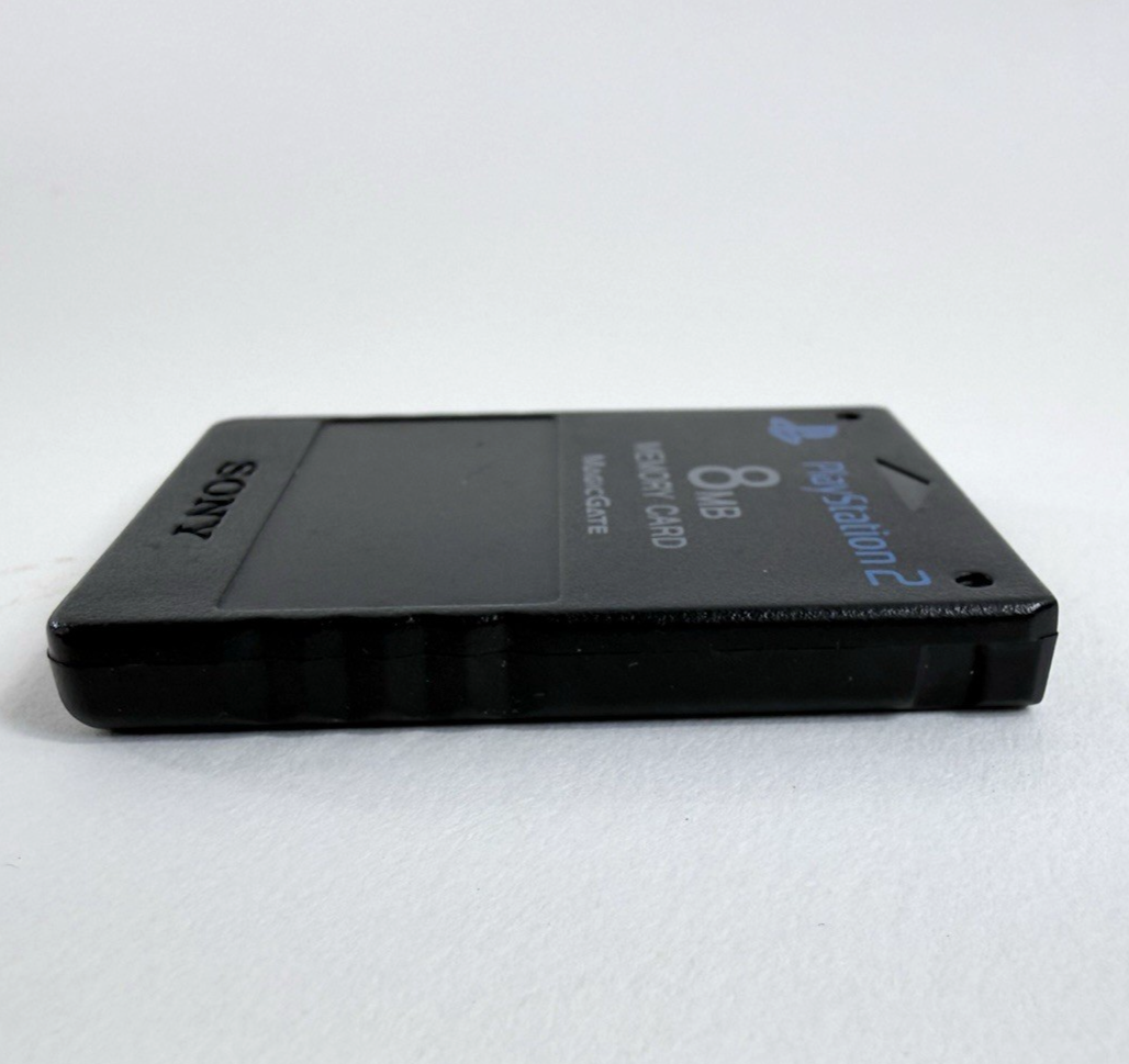 PlayStation 2 SCPH-10020 Original Black Memory Card - Tested and Working