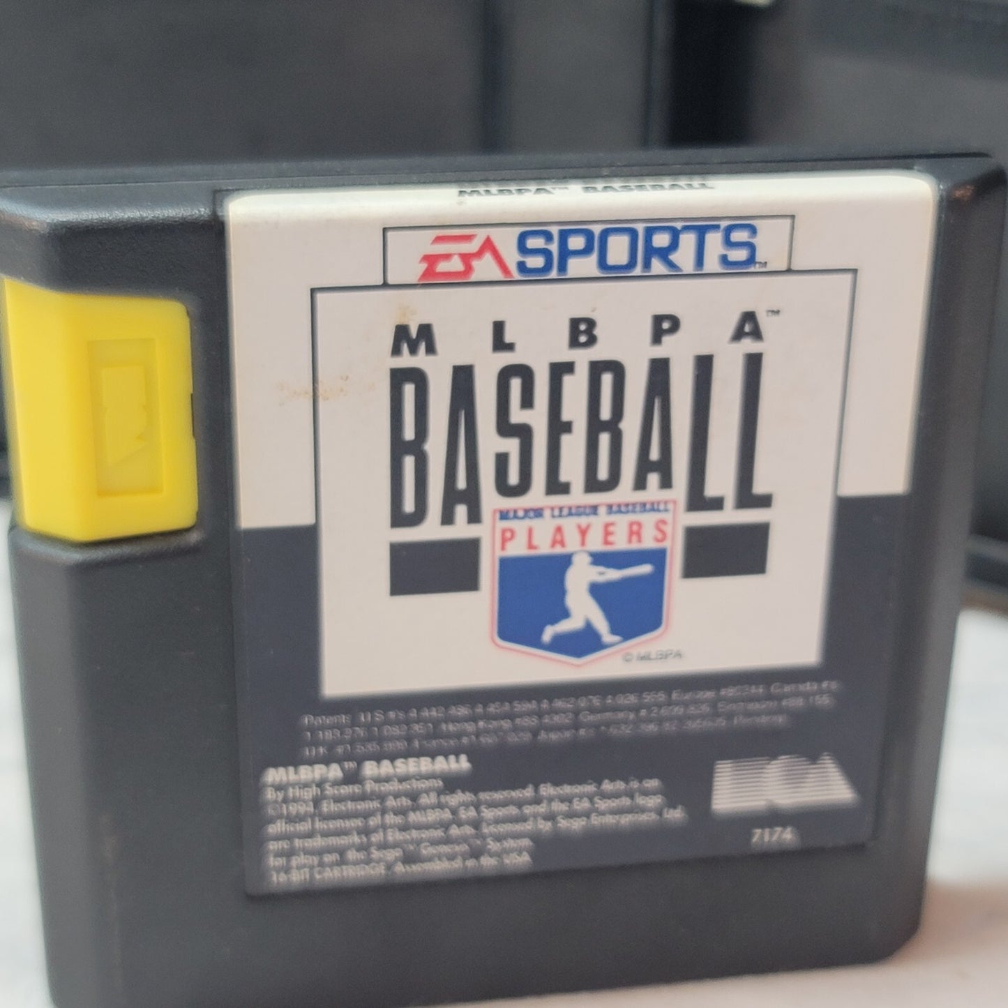 MLBPA Baseball (Sega Genesis, 1994) Game and Case - Tested