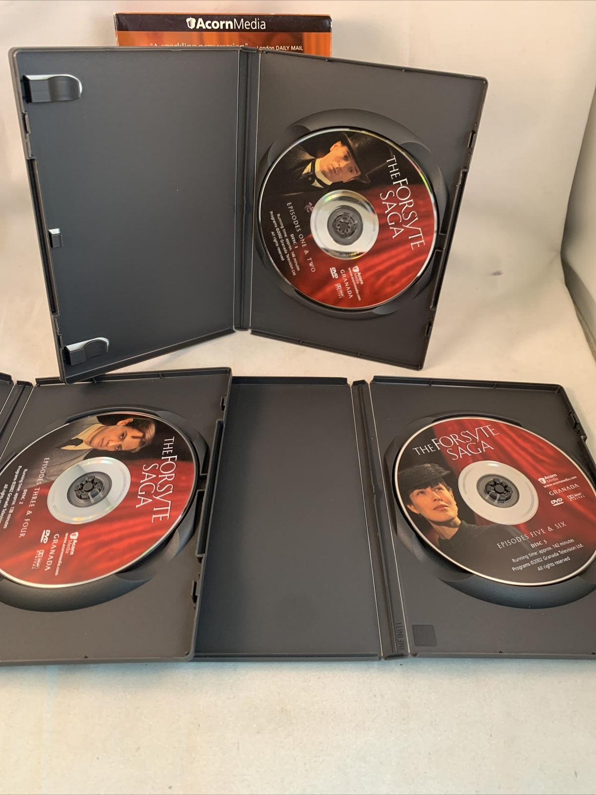 The Forsyte Saga - Series 1 (DVD, 2002, 3-Disc Set, Three Disc Boxed Set)