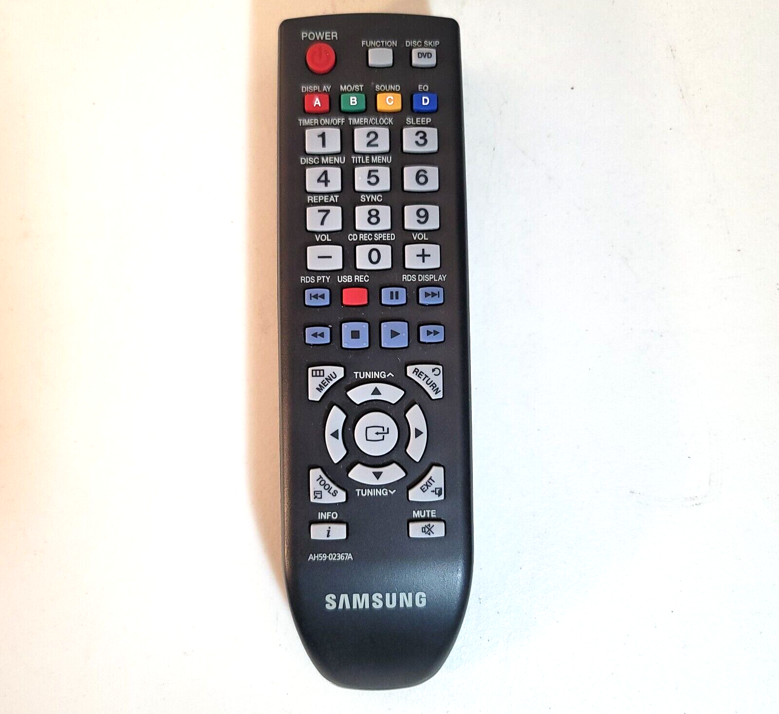 Samsung AH59-02367A DVD Player Replacement Remote Control -  Tested and Working