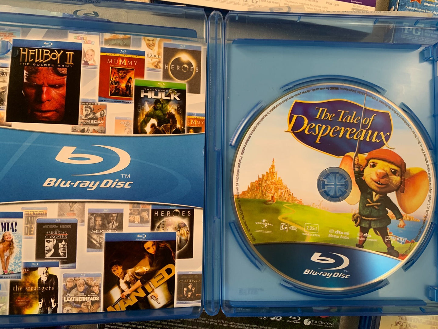 Secret Life of Pets (Kids Film bundle) Frozen/Despereaux/Gnomeo & Juliet + more