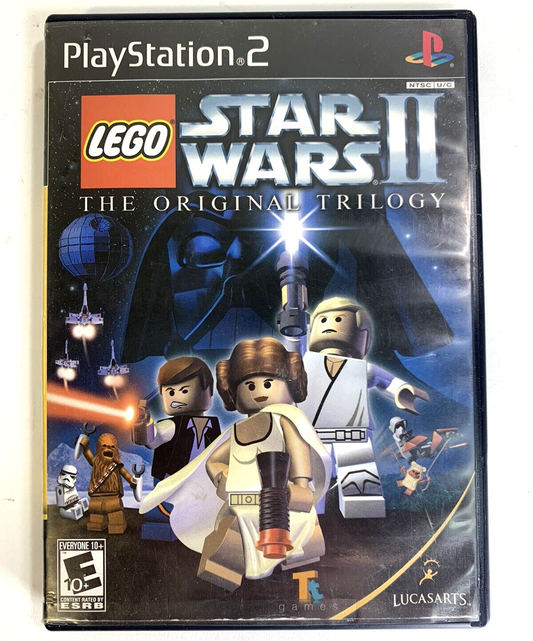 LEGO Star Wars II: The Original Trilogy (PlayStation 2, 2006) Game Case Manual
