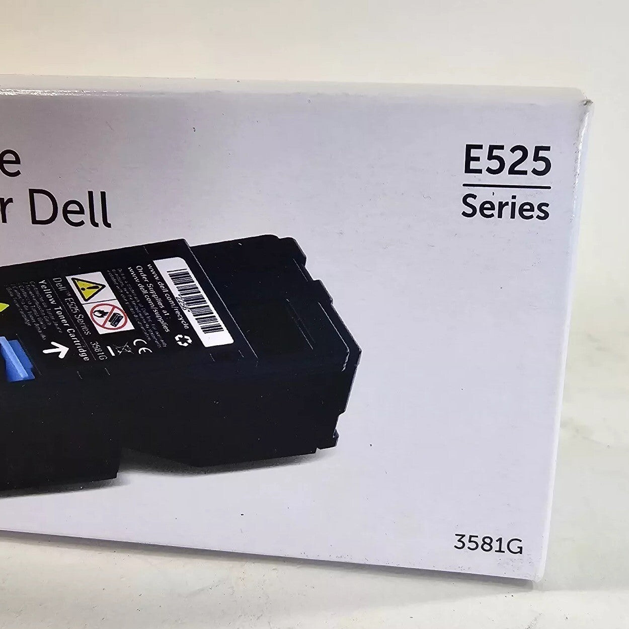 Dell E525 Series 3581G Yellow Genuine Toner Cartridge - New