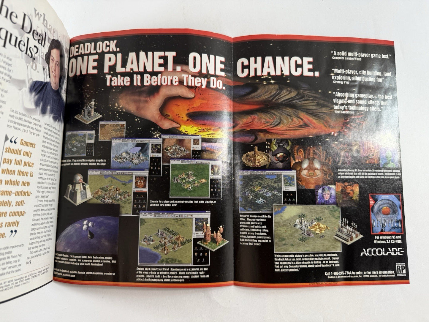Computer Gaming World Magazine June 1996 #143  3-D Is Here! Dark Earth Cover