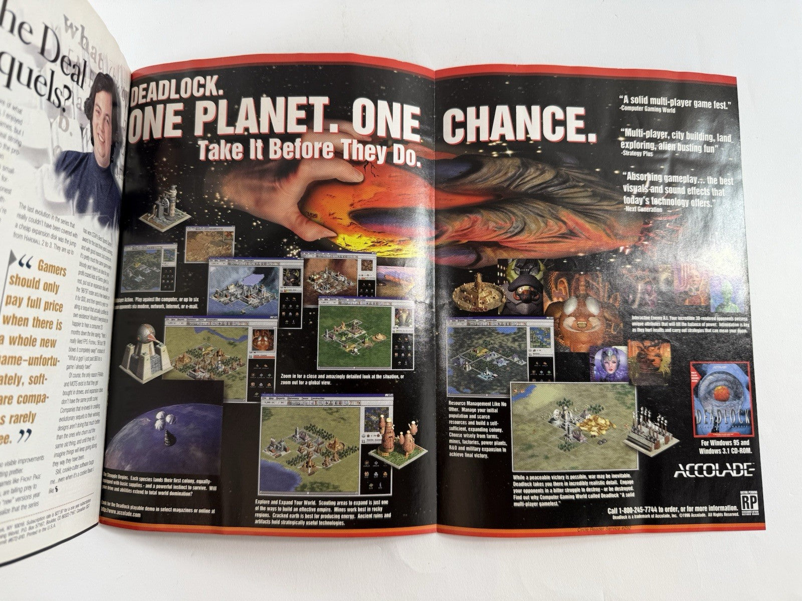 Computer Gaming World Magazine June 1996 #143  3-D Is Here! Dark Earth Cover