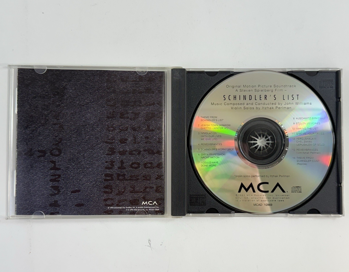 Schindler's List 25th Anniversary Edition 2-Disc DVD with Soundtrack CD - Tested