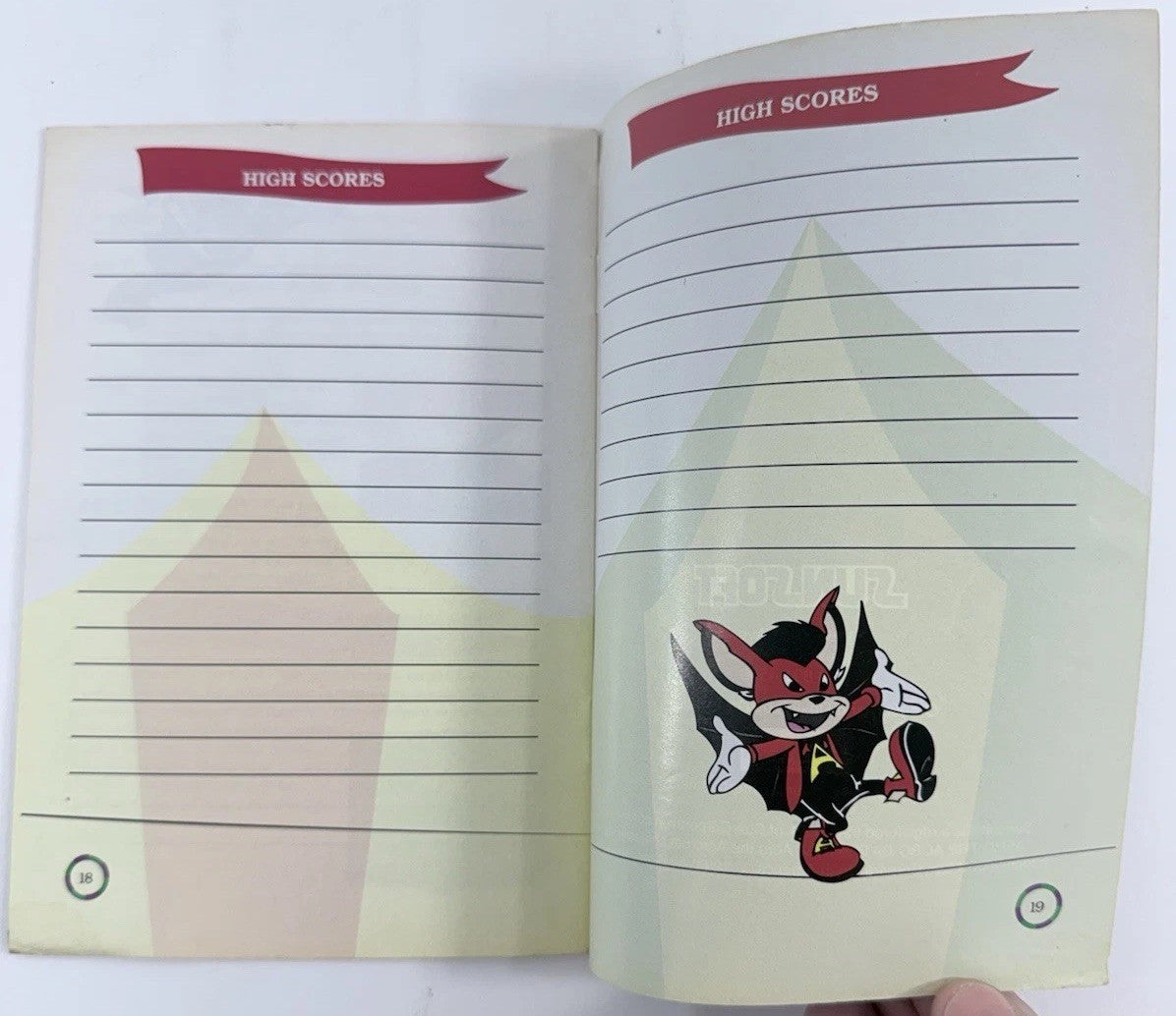 Aero The Acro-Bat 1993 Instruction Booklet for Super Nintendo SNS-XB-USA