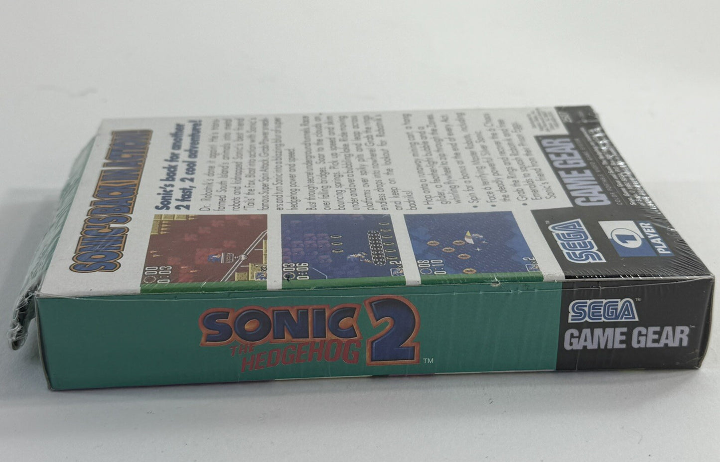 Sonic the Hedgehog 2 (Sega Game Gear, 1992) New, Factory Sealed
