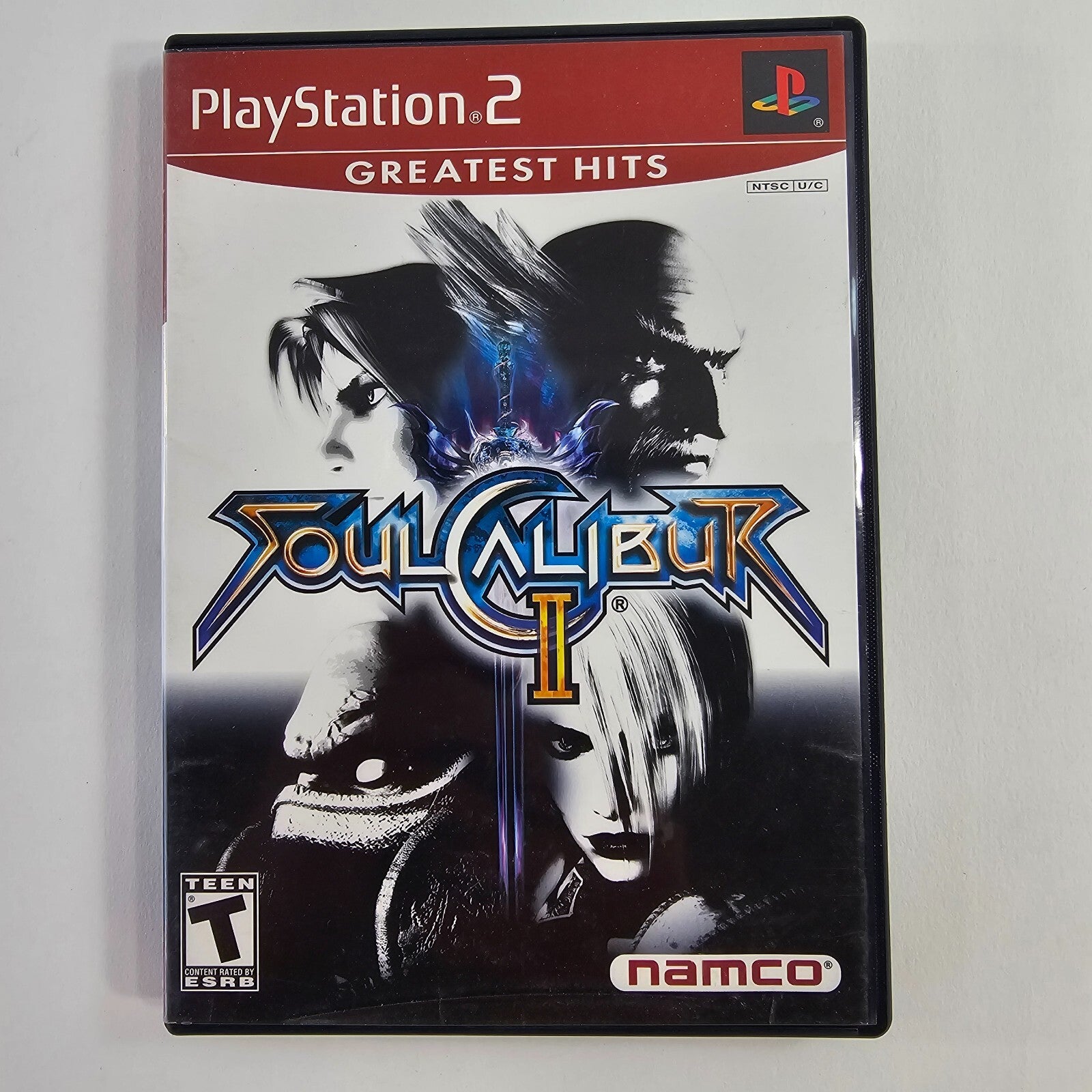 Soul Calibur II (PlayStation 2, 2003) Game Case Manual Registration - Tested