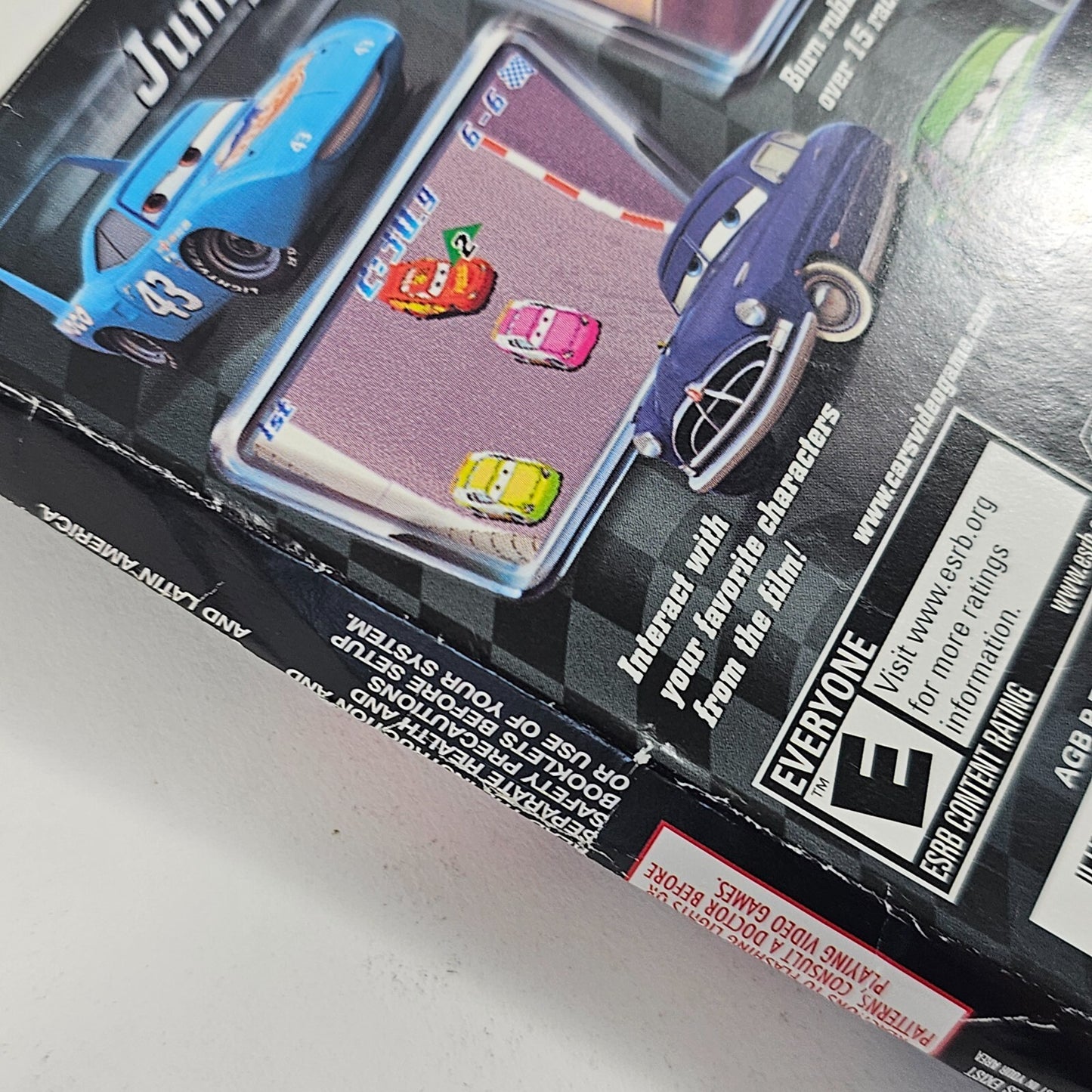 Cars (Nintendo Game Boy Advance, 2006) Game Box Manual Insert - Tested