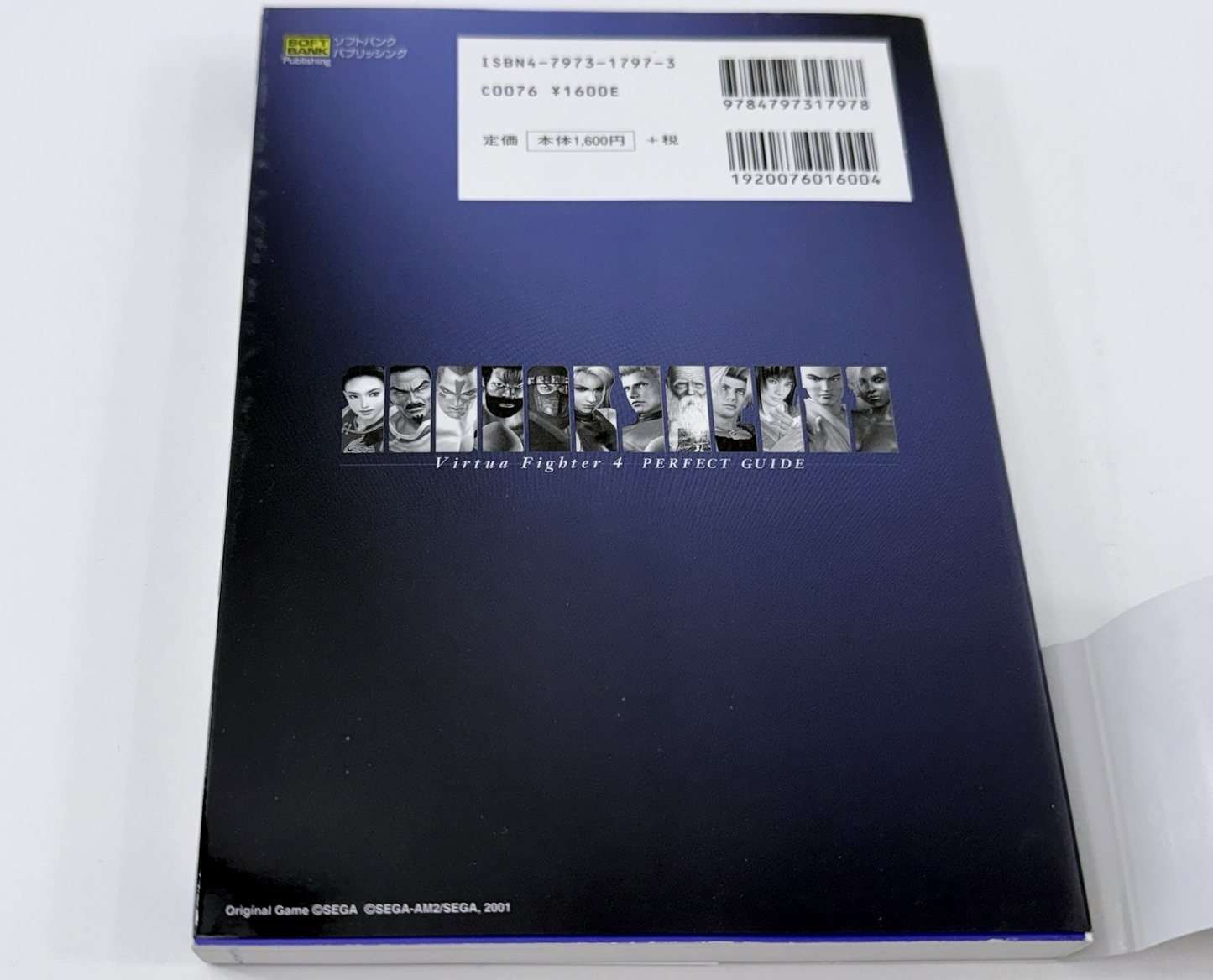 Virtua Fighter 4 Perfect Guide Ver. B (SoftBank Publishing, 2001) Japanese Ver.