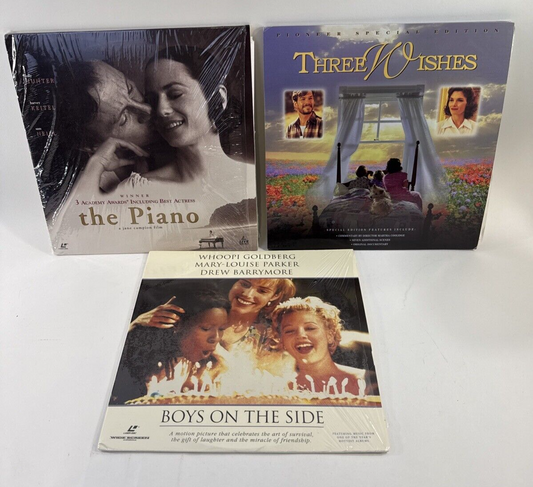 Boys on the Side (Laserdisc Bundle) Three Wishes, The Piano - Tested
