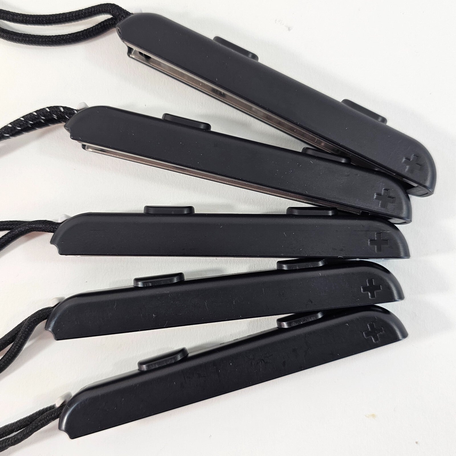 Nintendo Switch Joy Con Remote Black Wrist Straps HAC-014 (Set of 6)