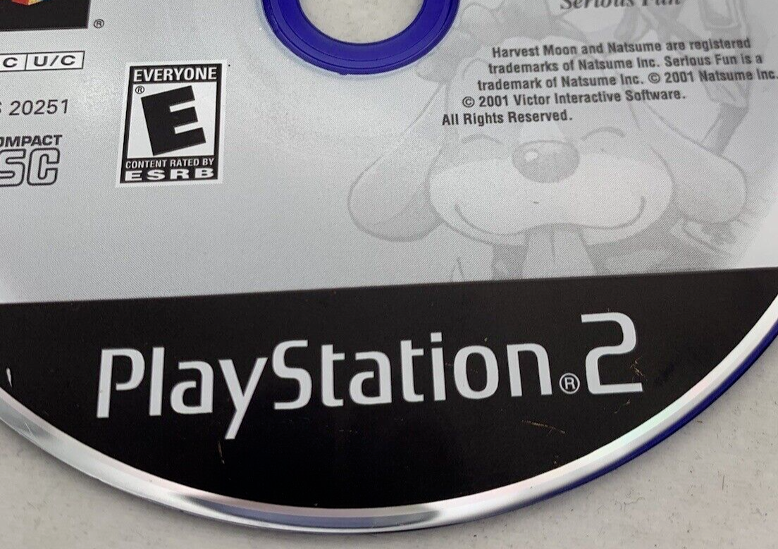 Harvest Moon: Save the Homeland (Sony PlayStation 2, 2001) Game Disc - Tested