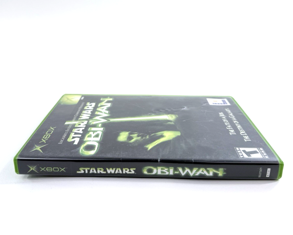 Star Wars: Obi-Wan (Microsoft Xbox, 2001) Game and Case - Tested
