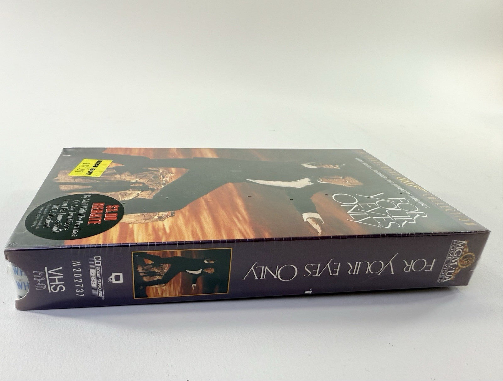 For Your Eyes Only (VHS, 1996) New, Factory Sealed - Roger Moore James Bond Film