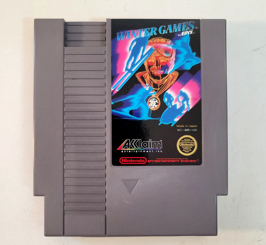 Winter Games By Epyx (Nintendo Entertainment System, 1987) Game Cartridge