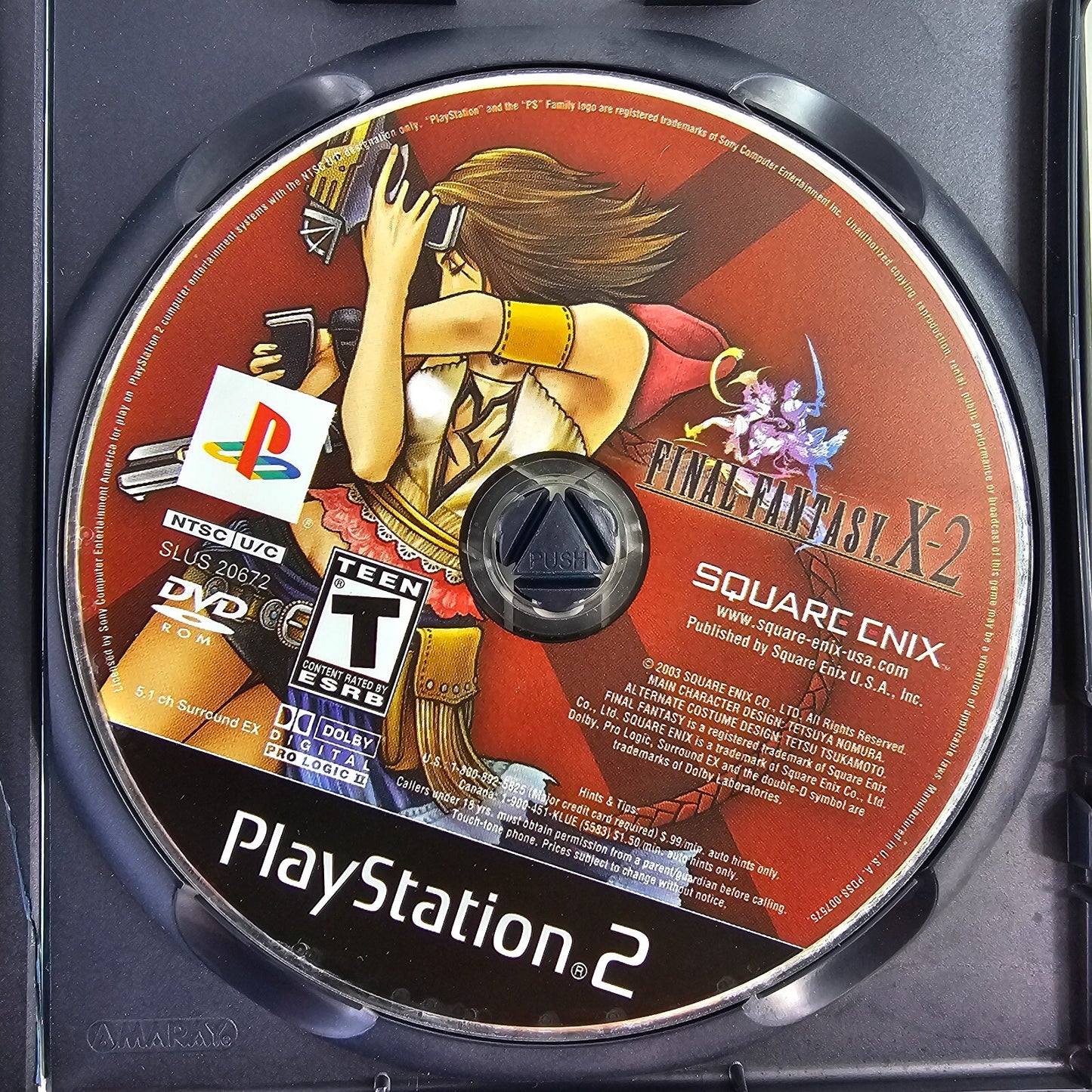 Final Fantasy X-2 (Sony PlayStation 2, 2003) Game and Case - Tested