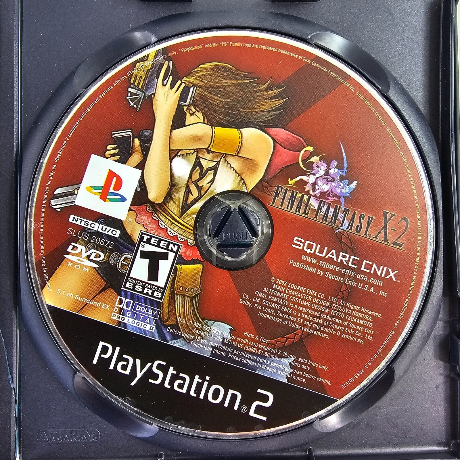 Final Fantasy X-2 (Sony PlayStation 2, 2003) Game and Case - Tested