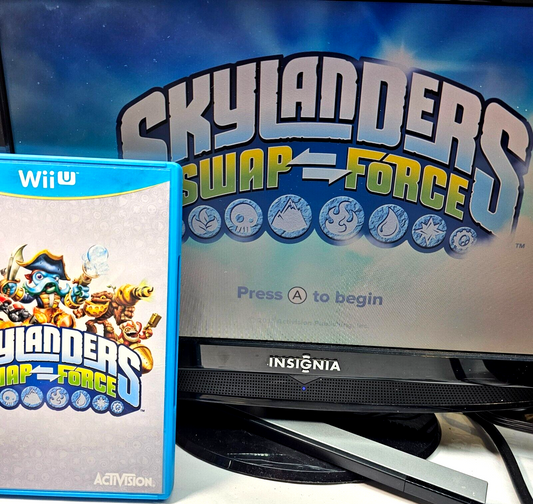 Skylanders: Swap Force (Nintendo Wii U, 2013) Game Case Manual - Tested