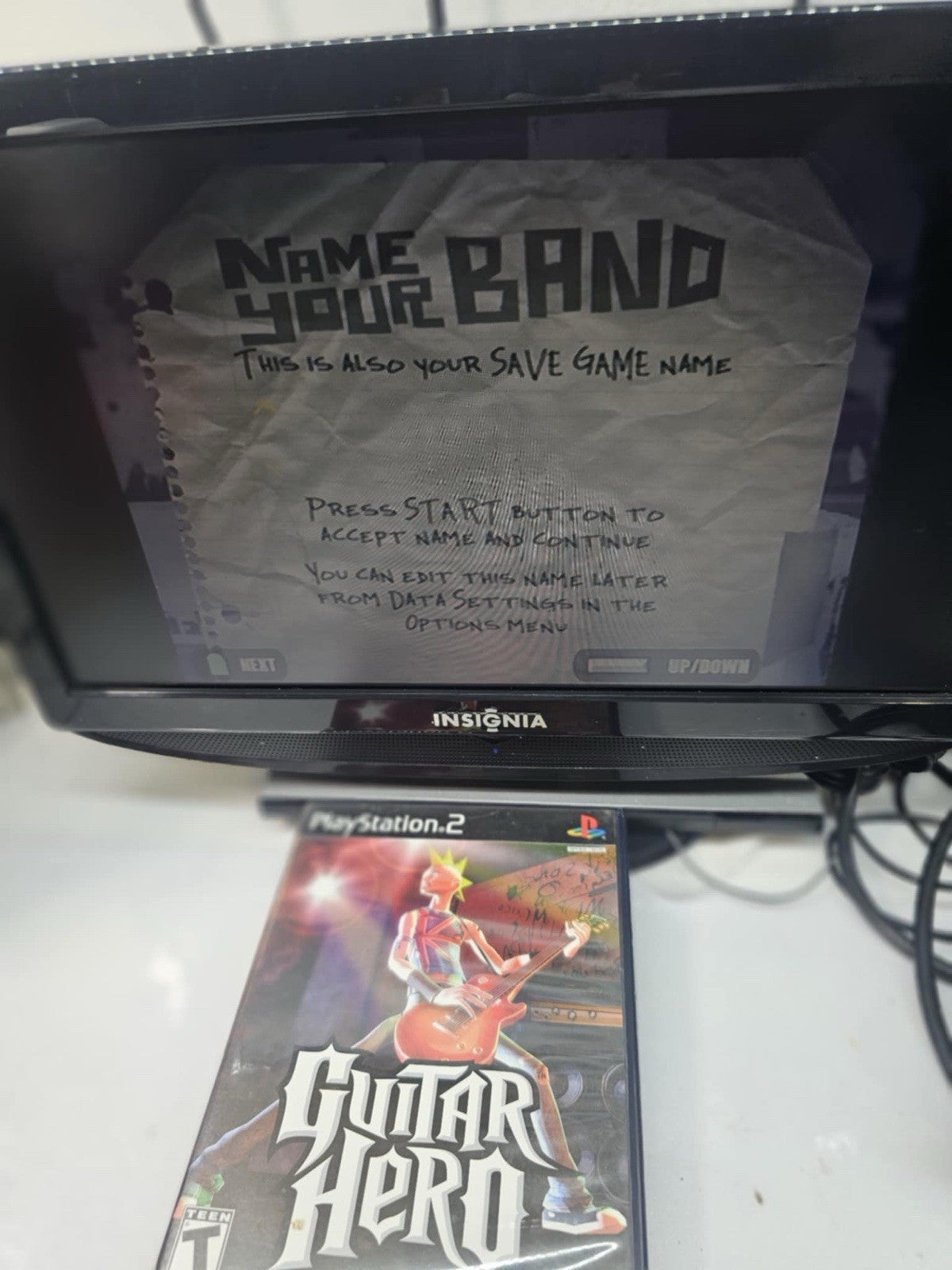 Guitar Hero (Sony PlayStation 2, 2006) Game Case Manual - Tested and Working