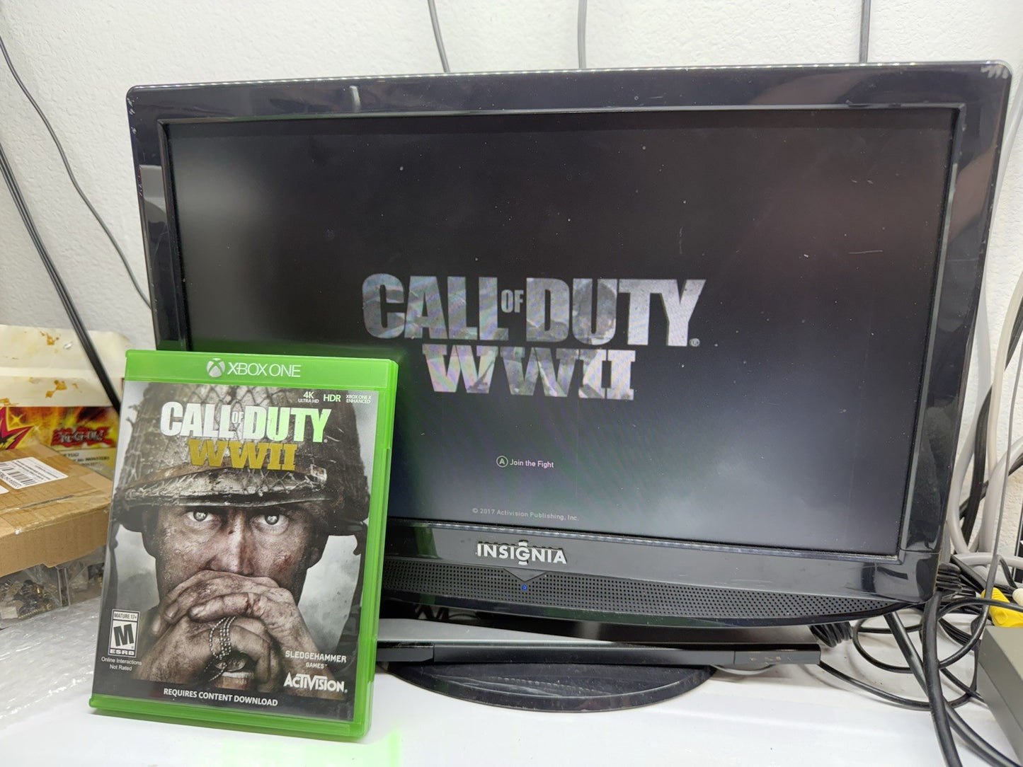 Call of Duty: WWII (Microsoft Xbox One, 2017) Game Case Insert - Tested