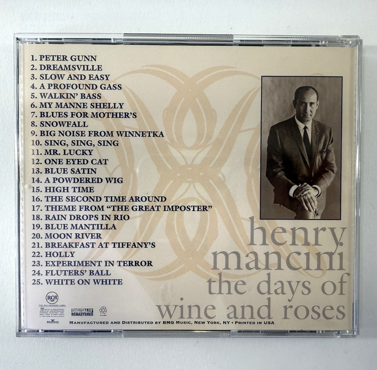 The Days of Wine and Roses by Henry Mancini (CD, Sep-1995, 3 Disc Set, RCA)