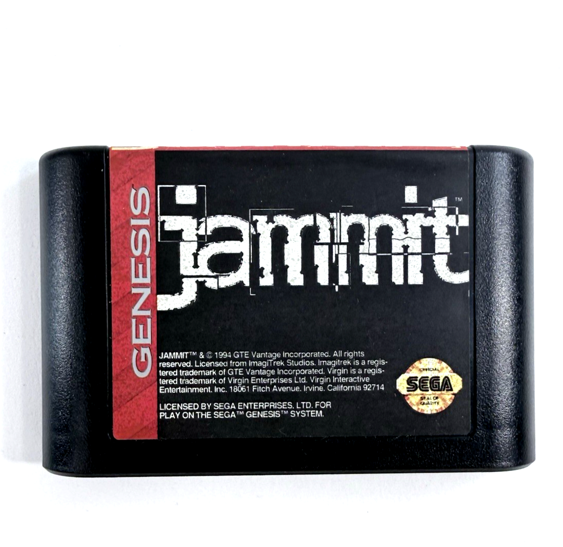 Jammit (Sega Genesis, 1994) Game, Case, and Manual - Tested and Working