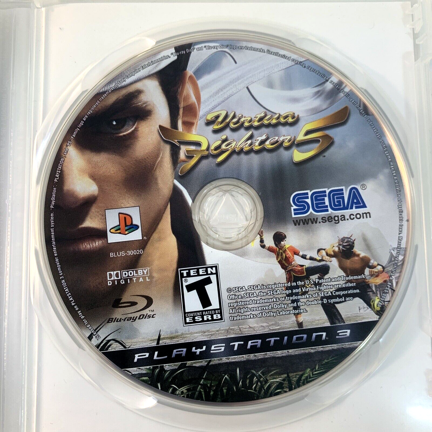 Virtua Fighter 5 (Sony PlayStation 3, 2007) Game Case Manual - Tested