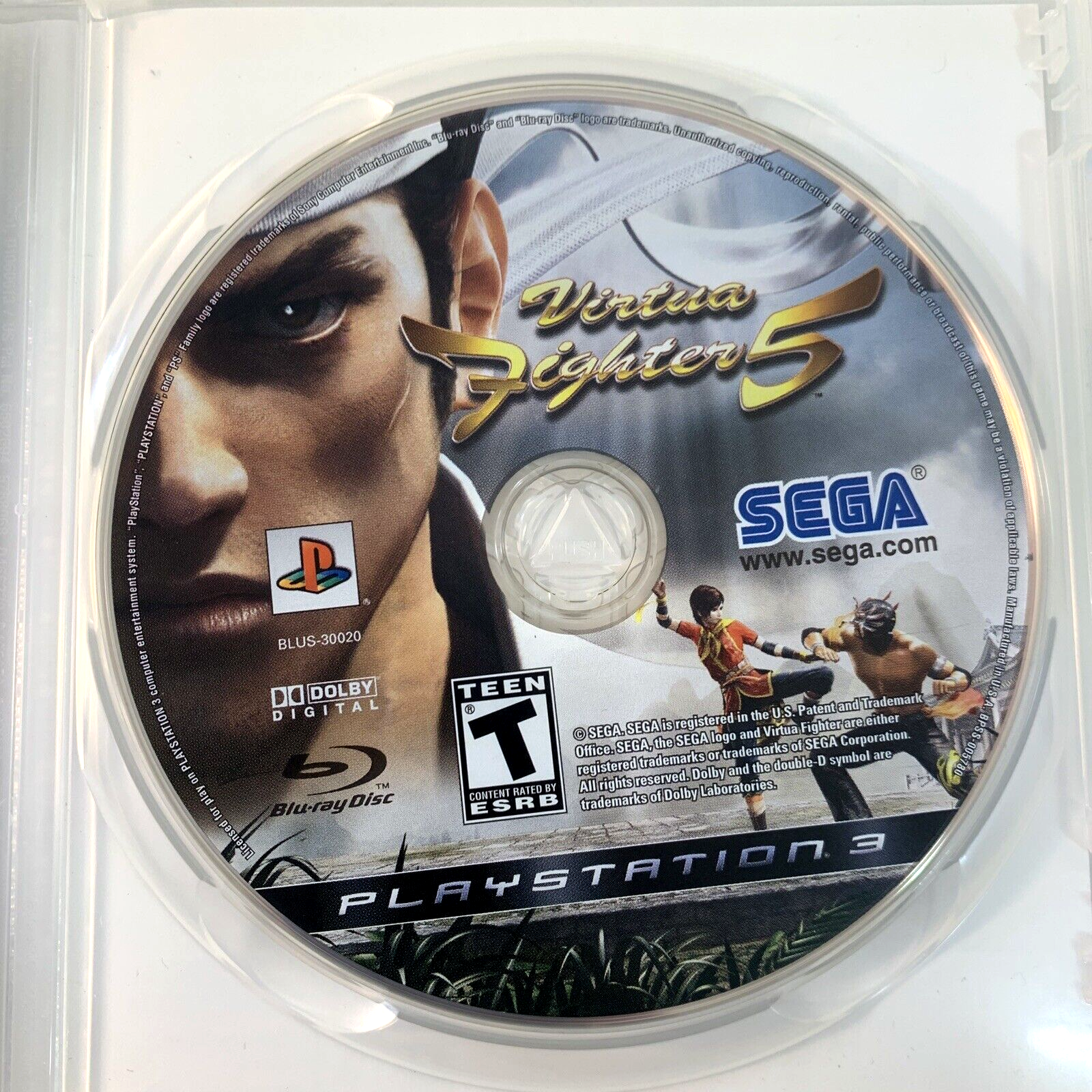 Virtua Fighter 5 (Sony PlayStation 3, 2007) Game Case Manual - Tested