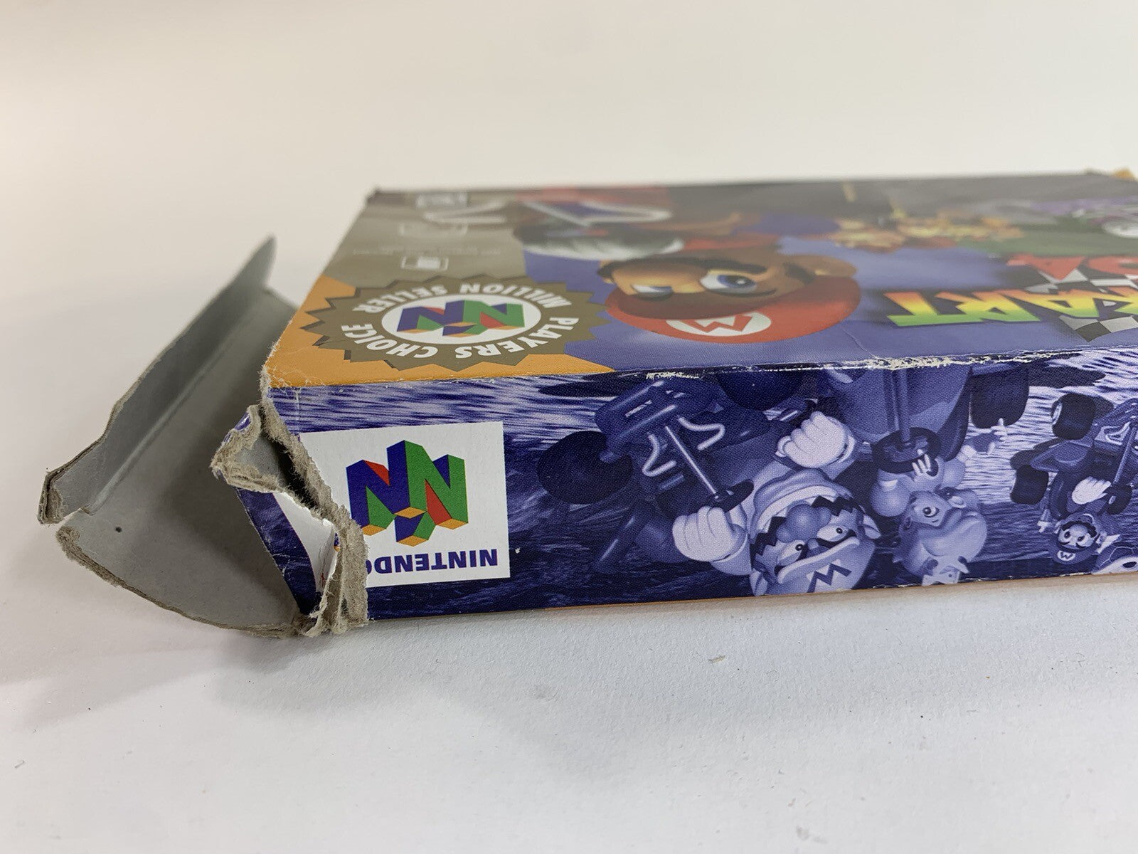 Mario Kart 64 Player's Choice (Nintendo 64, 1997) Game Box Inserts - No Manual
