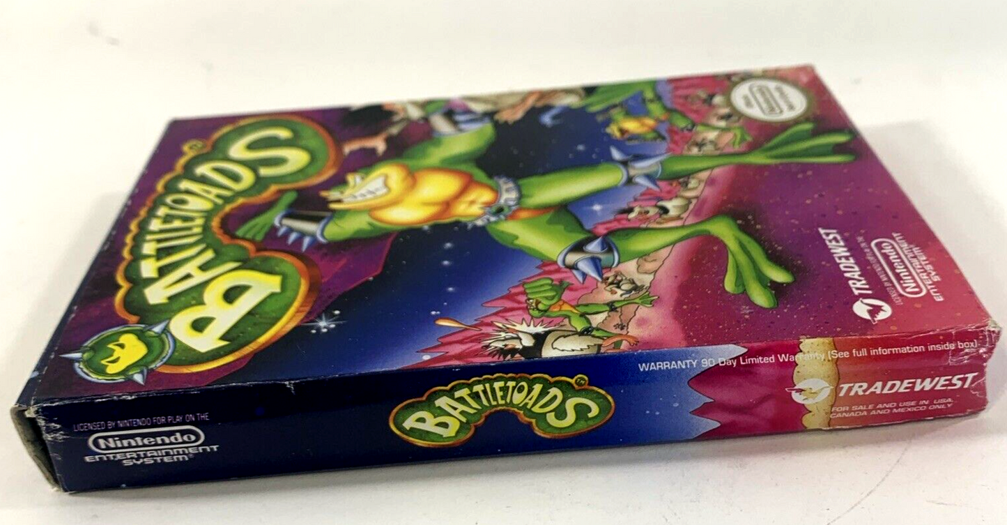 Battletoads (Nintendo Entertainment System, 1991) Game Box Manual Poster Foam