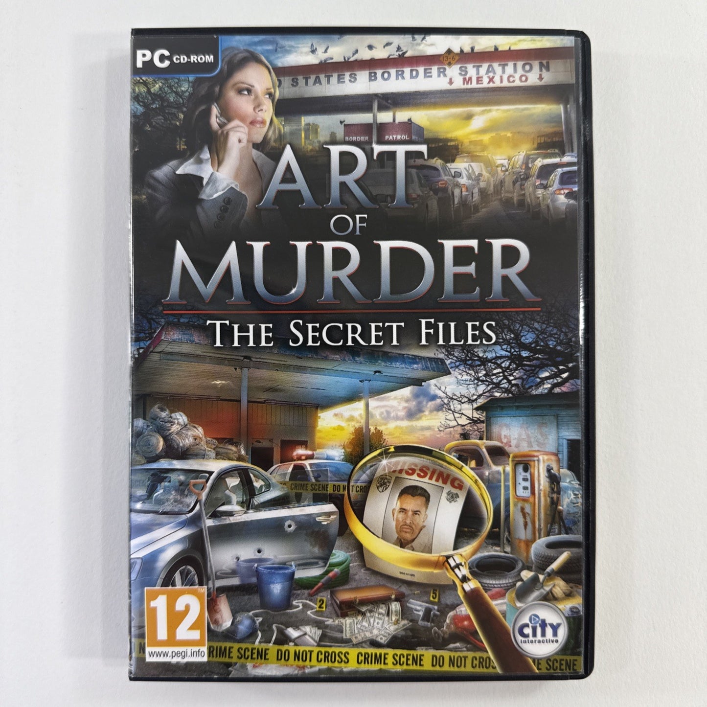 Art Of Murder: The Secret Files (PC CD, 2010) Game Case Manual Sleeve - Untested