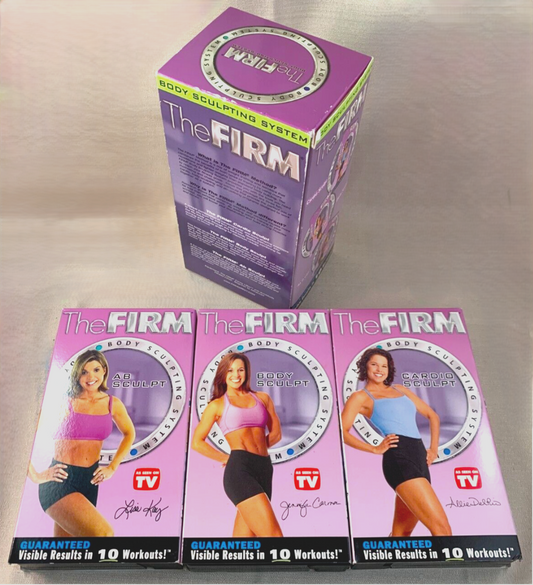 The Firm - Body Sculpting System: 3-Pack (VHS, 2002) Tested and Working