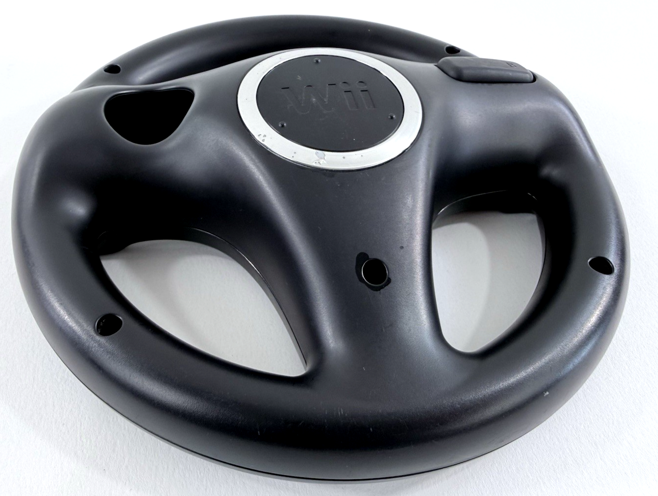Nintendo Wii Black Steering Wheel Controller Attachment RVL-024 (Set of 2)